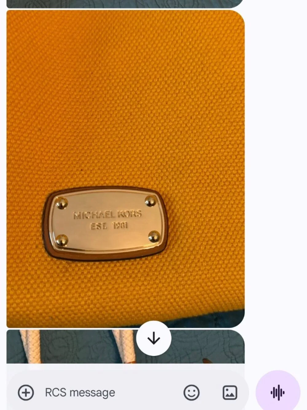 Michael Kors Yellow Bag with Matching Michael Kors Wallet - Brand New